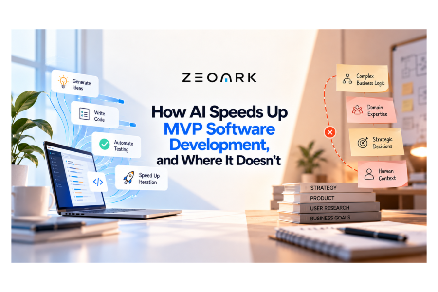 AI-assisted MVP development tasks beside human-led strategy, domain expertise and business context.